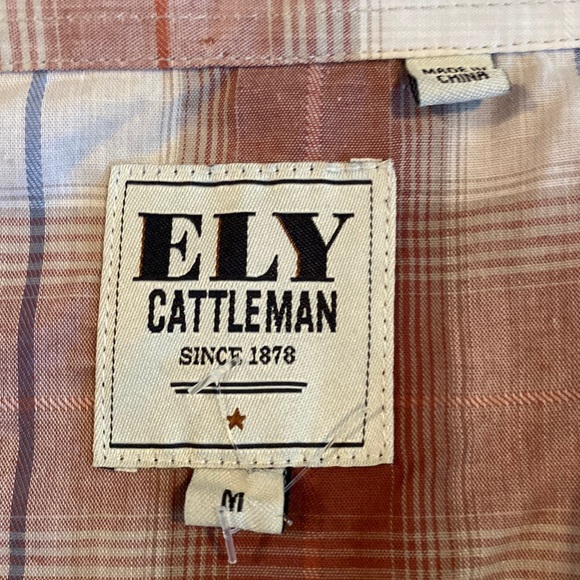 Ely Cattleman Men’s ShortSleeve Western Shirt - Picture 4 of 4